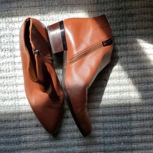 Coach Brown Ankle Booties
